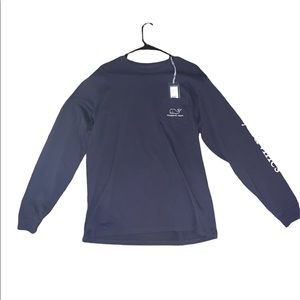 Vintage Whale Long-Sleeve Pocket Tee